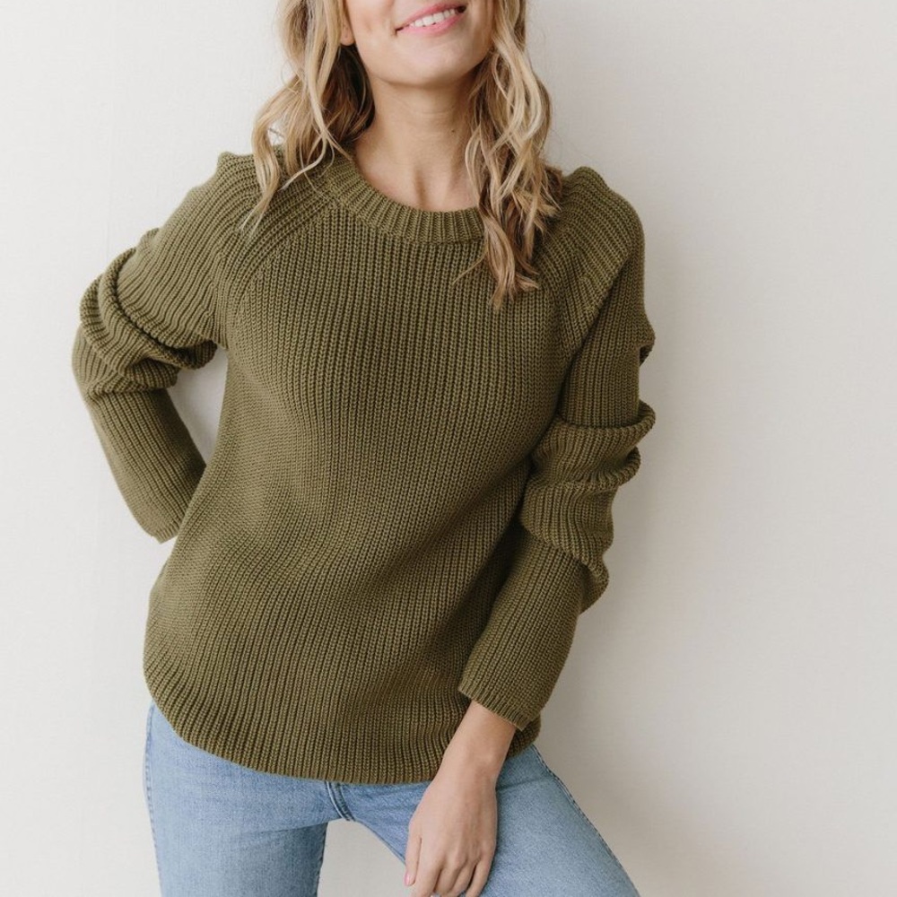 Jenni Kayne Cotton Fisherman Sweater